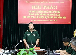 Đổi mới hệ thống thiết chế văn hóa trong quân đội