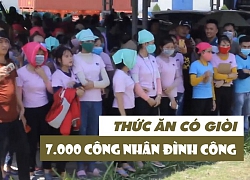 Thức ăn có giòi, 7 000 công nhân đình công