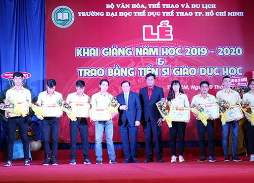 Trường ĐH Thể dục thể thao TP.HCM khai giảng năm học mới