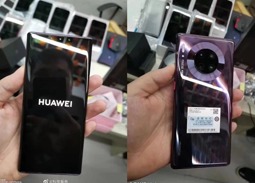 Huawei Mate 30 Pro màu tím lộ ảnh "bằng xương bằng thịt"