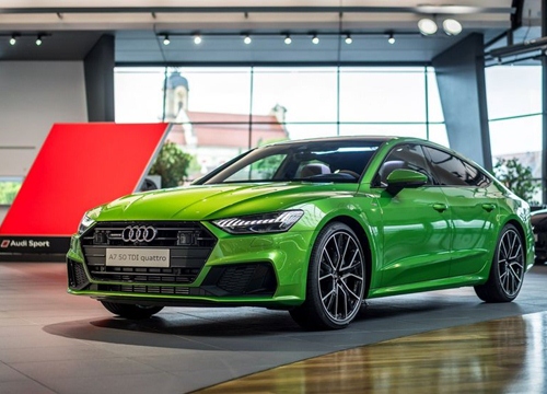 Audi A7 Java Green - cuốn hút từ mọi góc nhìn