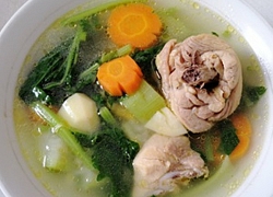 Canh hầm rau củ