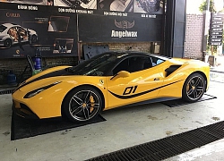 Ferrari 488 màu vàng Giallo Modena độc nhất Hà Nội xuất hiện trong diện mạo khác lạ