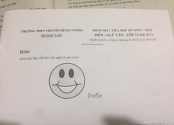 Ngã ngửa trước đề Ngữ văn siêu tiết kiệm "một mặt cười" của giáo viên, học sinh shock vì không biết bắt đầu từ đâu