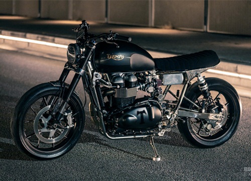 Ngắm "xế nổ" Triumph Thruxton độ Roadster cực chất