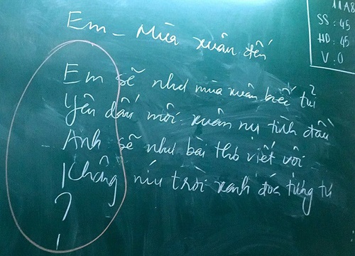 Phì cười trước cách cô giáo chỉ học trò cưa đổ crush bằng thơ, đảm bảo đổ liền trong 5s