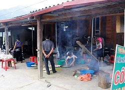 Thu sang, Tú Lệ lại rộn tiếng chày giã cốm, làng bản quyện mùi thơm