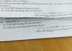 Chỉ thay đổi 1 từ rất nhỏ trong tờ đề kiểm tra, giáo viên khiến học sinh khốn đốn vì chẳng biết được dùng tài liệu hay không