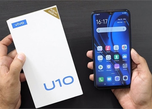 Trên tay Vivo U10: Chưa tới 3 triệu có 3 camera, màn Halo FullView, chip Snapdragon 665