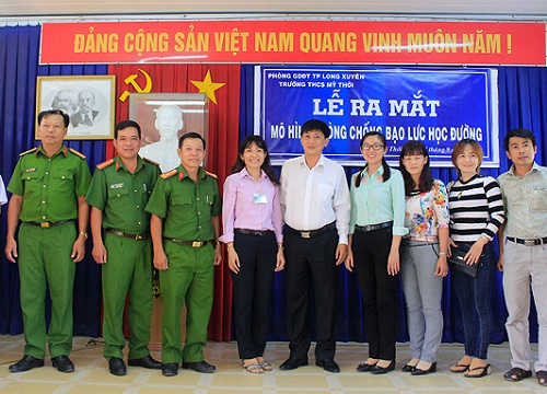 Trường THCS Mỹ Thới ra mắt mô hình "Phòng chống bạo lực học đường"