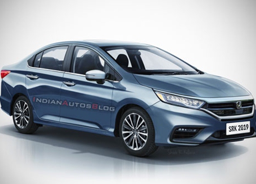 Lộ thiết kế ngoại thất vô cùng ấn tượng của Honda City 2020