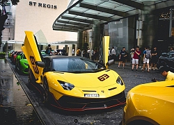 Mãn nhãn 7 siêu xe Lamborghini nối đuôi nhau của Hội con nhà giàu Malaysia