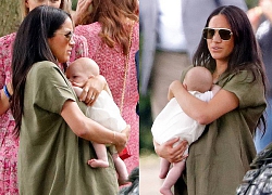 Meghan Markle một mình bế bé Archie ra sân bay, nhìn cách nàng dâu hoàng gia bế con ai cũng ngán ngẩm