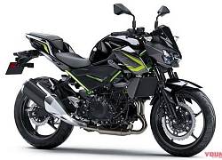 2020 Kawasaki Z400 và Z250 tông màu mới, gam màu sáng ấn tượng