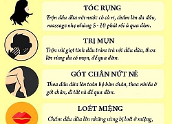 7 cách làm đẹp qua đêm với dầu dừa