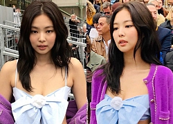 Jennie (Black Pink) diện áo hai dây gợi cảm ở Paris Fashion Week 2019