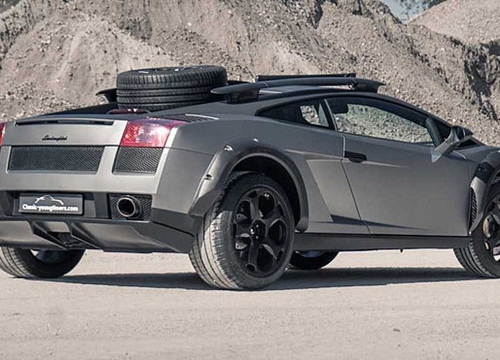 Lamborghini Gallardo nâng gầm, vượt địa hình như xe SUV