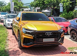 Cận cảnh Audi Q8 với gói ngoại thất ngàn đô, màu cam độc nhất Việt Nam