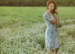 Hoa hậu Ngọc Diễm khoe vẻ đẹp không tuổi, thần thái đỉnh cao trong phong cách vintage