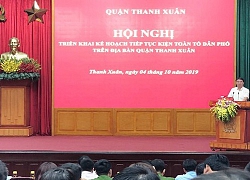 Quận Thanh Xuân: Tiếp tục tổ chức hội nghị kiện toàn tổ dân phố