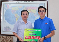 Trường Đại học An Giang tài trợ học bổng trị giá 50 triệu đồng cho tân sinh viên nghèo