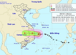 Bão số 5 tiếp tục mạnh lên giật cấp 12, Bình Định có nguy cơ bị lũ quét và sạt lở đất