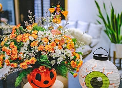 Căn hộ 86m rực rỡ sắc màu Halloween nhờ bàn tay khéo léo của mẹ trẻ yêu thích cắm hoa ở Hà Nội