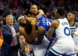 Hai ngôi sao NBA đấm thẳng mặt, biến trận đấu bóng rổ thành sàn đấu võ hạng nặng