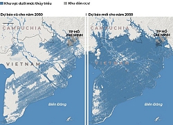 Năm 2050, gần như cả miền Nam chìm dưới nước vì nước biển dâng