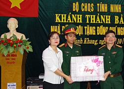 Ninh Bình: Bàn giao "Nhà đồng đội" cho Trung úy có hoàn cảnh khó khăn