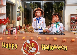 Quang Trung chiêu đãi Huỳnh Lập món Cơm huyết rồng rùng rợn mừng Halloween