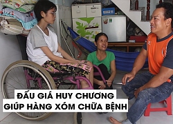 Vận động viên khuyết tật đấu giá huy chương vàng World Cup giúp hàng xóm chữa bệnh