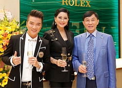 Đàm Vĩnh Hưng, Hoàng Thùy Linh hội ngộ Doanh nhân Thủy Tiên tại buổi khai trương cửa hàng Rolex