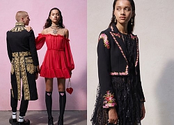 Họa tiết hoa lãng mạn quện lẫn với họa tiết da báo trong các thiết kế Giambattista Valli x H&#038;M