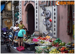 Ngắm cảnh chợ quê độc đáo ở trung tâm Hà Nội