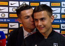 Thắng trận, CR7 phấn khích "thơm má" Dybala