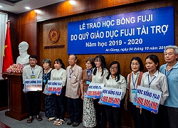 Trường Đại học An Giang trao học bổng Fuji năm học 2019- 2020