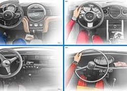 Xem nội thất MINI Cooper tiến hóa qua hàng chục năm qua: Từ không có gì tới quá phức tạp