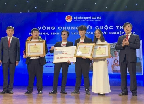 Dự án của học sinh Thủ đô giành giải Nhất cuộc thi SV-Startup 2019