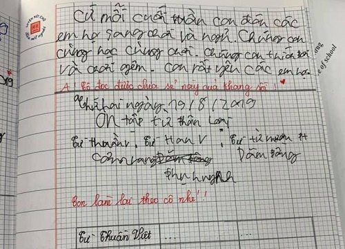 Khai giảng được một tháng, cha mẹ lại rối não vì con viết chữ... quá xấu, tối nào cũng học đến khuya mới xong