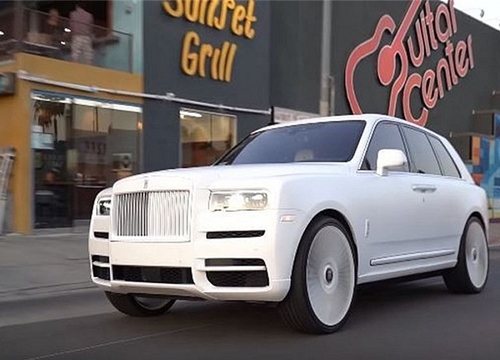 Ngắm SUV siêu sang Rolls-Royce Cullinan phiên bản "bạch mã"