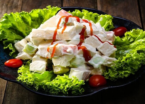 Cách làm salad hoa quả tăng cường sức khỏe