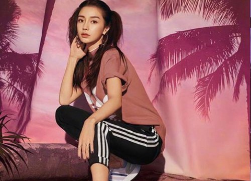 Cùng 1 dáng pose quảng cáo sneaker: Dương Mịch, Angela Baby... khoe đẳng cấp; quay sang Dương Tử bỗng "tụt mood"