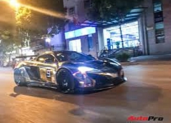 Đại gia Dương 'Kon' chở con đi dạo phố Hà Nội bằng siêu xe McLaren 650S Spider Liberty Walk độc nhất Việt Nam