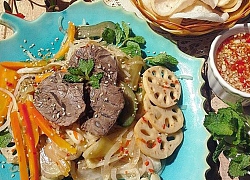 Gỏi bắp bò kim chi