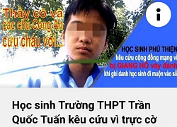 Học sinh cờ đỏ lên mạng cầu cứu vì bị chặn đánh