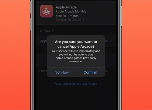 Muốn hủy Apple Arcade trước thời hạn thì đây là cách bạn cần làm