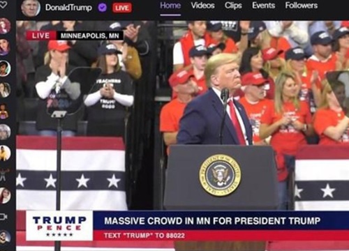 Ông Trump tham gia nền tảng phát trực tuyến trò chơi video Twitch