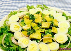 Thanh mát dễ ăn với món salad trái bơ siêu ngon miệng !