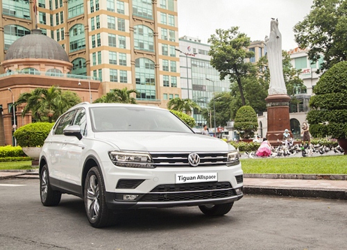 VW Tiguan Allspace Highline nhiều ưu đãi trong tháng 10